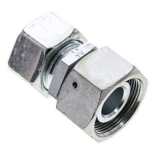 25S & 30S Zink plated Steel Straight Cutting Fitting with Swivel 400 bar NBR O-ring Sealing Cone ISO 8434-1