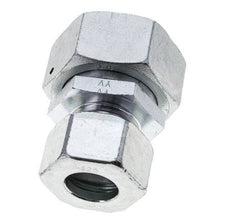 25S & 38S Zink plated Steel Straight Cutting Fitting with Swivel 315 bar NBR O-ring Sealing Cone ISO 8434-1