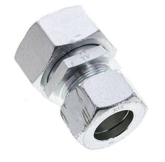 30S & 38S Zink plated Steel Straight Cutting Fitting with Swivel 315 bar NBR O-ring Sealing Cone ISO 8434-1