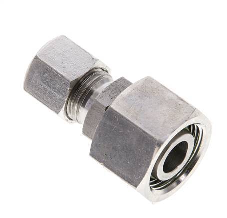 10L & 15L Stainless Steel Straight Cutting Fitting with Swivel 315 bar FKM O-ring Sealing Cone ISO 8434-1