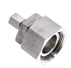 6L & 28L Stainless Steel Straight Cutting Fitting with Swivel 160 bar FKM O-ring Sealing Cone ISO 8434-1