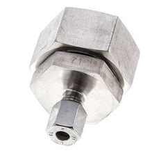 6L & 28L Stainless Steel Straight Cutting Fitting with Swivel 160 bar FKM O-ring Sealing Cone ISO 8434-1