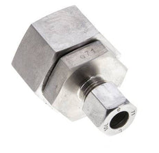 10L & 28L Stainless Steel Straight Cutting Fitting with Swivel 160 bar FKM O-ring Sealing Cone ISO 8434-1