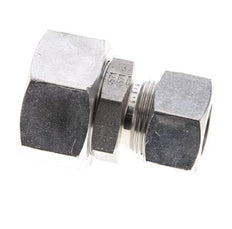 18L & 28L Stainless Steel Straight Cutting Fitting with Swivel 160 bar FKM O-ring Sealing Cone ISO 8434-1