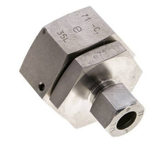 12L & 35L Stainless Steel Straight Cutting Fitting with Swivel 160 bar FKM O-ring Sealing Cone ISO 8434-1