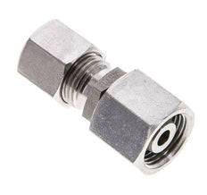 8S & 10S Stainless Steel Straight Cutting Fitting with Swivel 630 bar FKM O-ring Sealing Cone ISO 8434-1