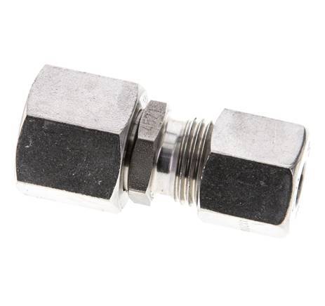 8S & 10S Stainless Steel Straight Cutting Fitting with Swivel 630 bar FKM O-ring Sealing Cone ISO 8434-1