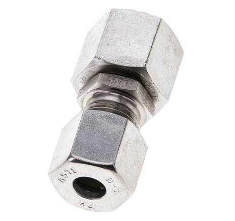 8S & 10S Stainless Steel Straight Cutting Fitting with Swivel 630 bar FKM O-ring Sealing Cone ISO 8434-1