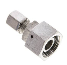 6S & 16S Stainless Steel Straight Cutting Fitting with Swivel 400 bar FKM O-ring Sealing Cone ISO 8434-1