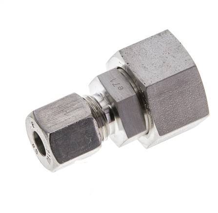 8S & 16S Stainless Steel Straight Cutting Fitting with Swivel 400 bar FKM O-ring Sealing Cone ISO 8434-1