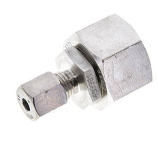 6S & 20S Stainless Steel Straight Cutting Fitting with Swivel 400 bar FKM O-ring Sealing Cone ISO 8434-1
