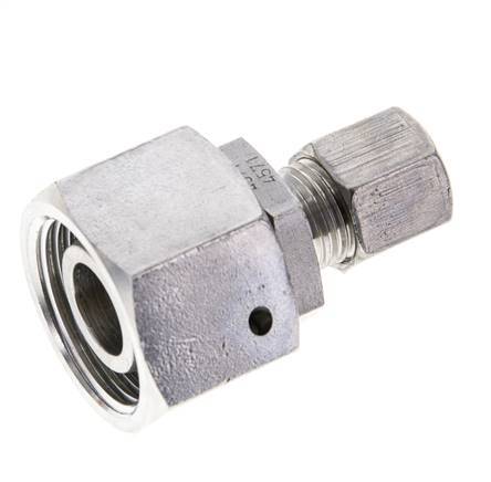 8S & 20S Stainless Steel Straight Cutting Fitting with Swivel 400 bar FKM O-ring Sealing Cone ISO 8434-1