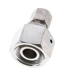 8S & 20S Stainless Steel Straight Cutting Fitting with Swivel 400 bar FKM O-ring Sealing Cone ISO 8434-1