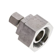 8S & 25S Stainless Steel Straight Cutting Fitting with Swivel 400 bar FKM O-ring Sealing Cone ISO 8434-1