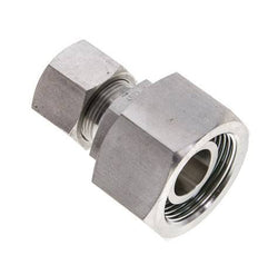 16S & 25S Stainless Steel Straight Cutting Fitting with Swivel 400 bar FKM O-ring Sealing Cone ISO 8434-1