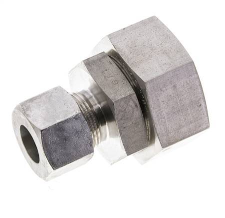 16S & 30S Stainless Steel Straight Cutting Fitting with Swivel 400 bar FKM O-ring Sealing Cone ISO 8434-1