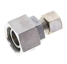 12L & 22L Stainless Steel Straight Compression Fitting with Swivel 160 bar FKM O-ring Sealing Cone ISO 8434-1