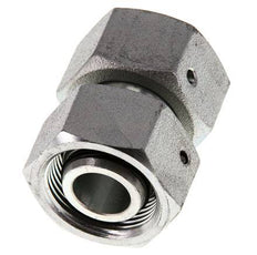 18L Zink plated Steel Straight with Swivel 315 bar NBR O-ring Sealing Cone ISO 8434-1