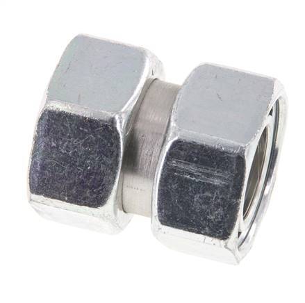 35L Zink plated Steel Straight with Swivel 160 bar NBR O-ring Sealing Cone ISO 8434-1