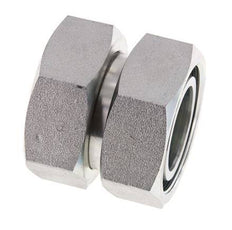 42L Zink plated Steel Straight with Swivel 160 bar NBR O-ring Sealing Cone ISO 8434-1