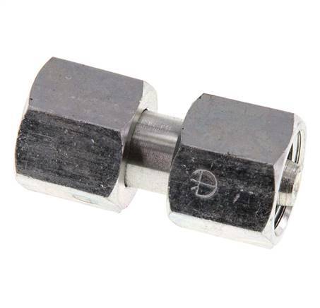 6S Zink plated Steel Straight with Swivel 630 bar NBR O-ring Sealing Cone ISO 8434-1