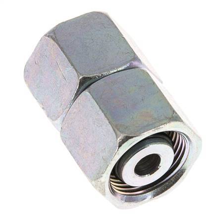 14S Zink plated Steel Straight with Swivel 630 bar NBR O-ring Sealing Cone ISO 8434-1