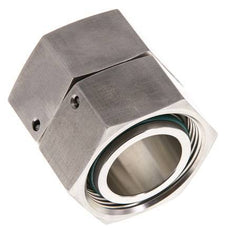 35L Acier inoxydable Droit avec pivot 160 bar FKM O-ring Cône d'étanchéité ISO 8434-1