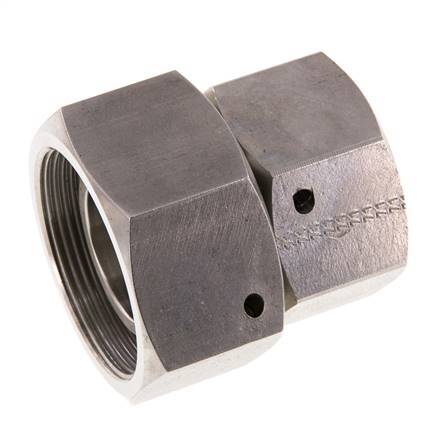 30S & 38S Acier inoxydable Droit avec pivot 315 bar Joint torique FKM Cône d'etancheite ISO 8434-1