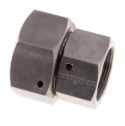 30S & 38S Acier inoxydable Droit avec pivot 315 bar Joint torique FKM Cône d'etancheite ISO 8434-1
