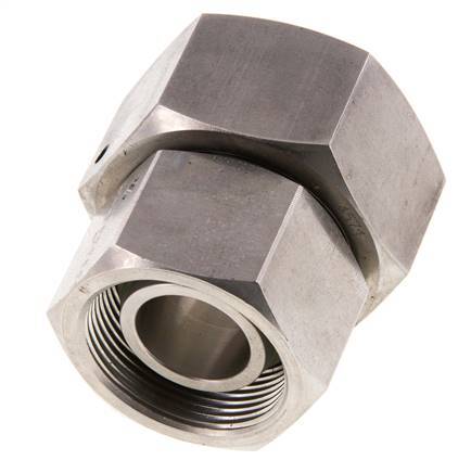 30S & 38S Acier inoxydable Droit avec pivot 315 bar Joint torique FKM Cône d'etancheite ISO 8434-1