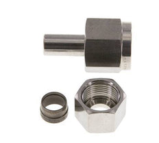 12S & G1/2'' Swivel droit en acier inoxydable avec filetage femelle pour manomètres 630 bar ISO 8434-1