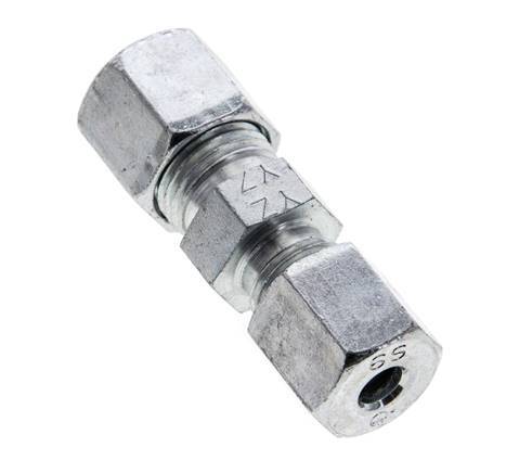 6S & 8S Zink plated Steel Straight Cutting Fitting 630 bar ISO 8434-1