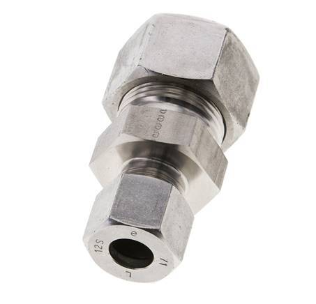 12S & 20S Stainless Steel Straight Cutting Fitting 400 bar ISO 8434-1