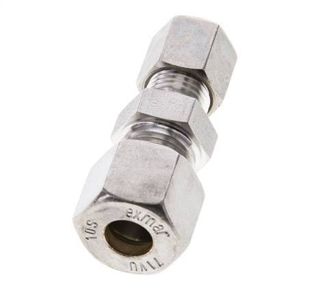 6S & 10S Stainless Steel Straight Compression Fitting 450 bar ISO 8434-1