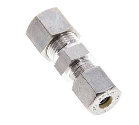 8S & 10S Stainless Steel Straight Compression Fitting 450 bar ISO 8434-1