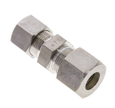 12S & 14S Stainless Steel Straight Compression Fitting 400 bar ISO 8434-1