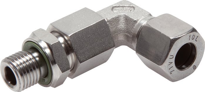 Lot De 2 Raccords Coudés En Acier Inoxydable 304 - Filetage NPT 3/8" - Neuf - Origine Japon