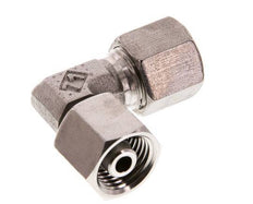 Raccord de coupe coudé 8S en acier inoxydable avec pivot 630 bar FKM réglable ISO 8434-1