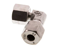 Raccord de coupe coudé 8S en acier inoxydable avec pivot 630 bar FKM réglable ISO 8434-1