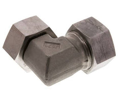 38S Raccord de coupe coudé en acier inoxydable avec émerillon 315 bar FKM Ajustable ISO 8434-1