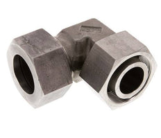 38S Raccord de coupe coudé en acier inoxydable avec émerillon 315 bar FKM Ajustable ISO 8434-1