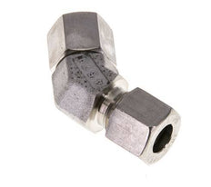 Raccord de coupe coudé 45deg en acier inoxydable 10L avec pivot 315 bar Joint torique FKM Cône réglable ISO 8434-1