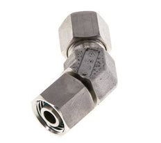 Raccord de coupe coudé 45deg en acier inoxydable 10L avec pivot 315 bar Joint torique FKM Cône réglable ISO 8434-1