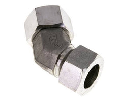 Raccord de coupe coudé 45deg en acier inoxydable 22L avec pivot 160 bar Joint torique FKM Cône réglable ISO 8434-1