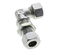 15L Zink plated Steel Elbow Cutting Fitting Bulkhead 315 bar ISO 8434-1