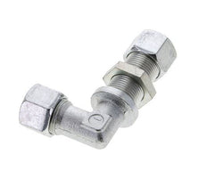 12S Zink plated Steel Elbow Cutting Fitting Bulkhead 630 bar ISO 8434-1