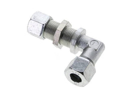 12S Zink plated Steel Elbow Cutting Fitting Bulkhead 630 bar ISO 8434-1