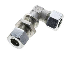 20S Acier zingué Coude de coupe Raccord de cloison 400 bar ISO 8434-1