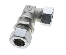 30S Zink plated Steel Elbow Cutting Fitting Bulkhead 400 bar ISO 8434-1