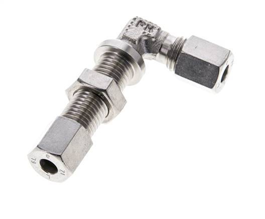 6L Stainless Steel Elbow Cutting Fitting Bulkhead 315 bar ISO 8434-1